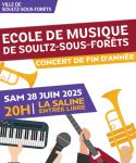 Concert de fin d'année de l'Ecole de Musique